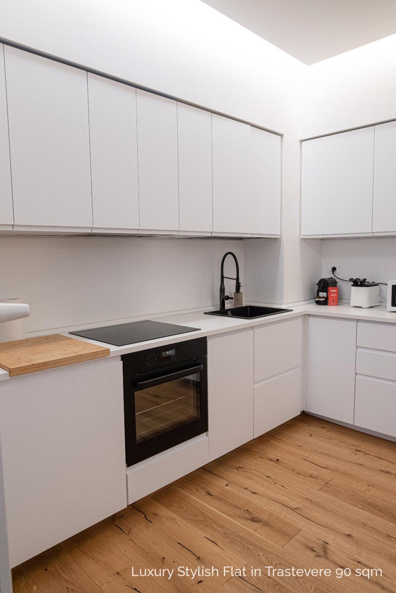 La Dolce Vita - Luxury Stylish Flats In Trastevere 70-90Sqm Rome Luaran gambar