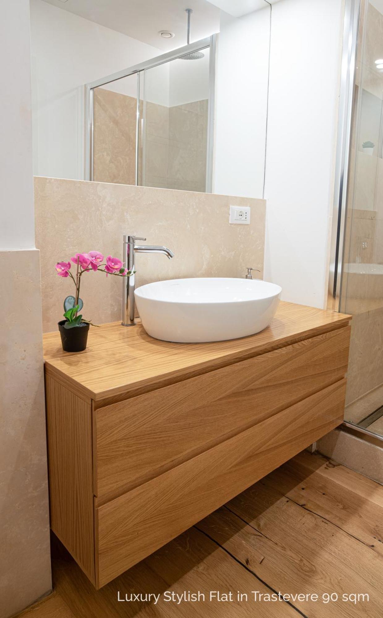 La Dolce Vita - Luxury Stylish Flats In Trastevere 70-90Sqm Rome Luaran gambar