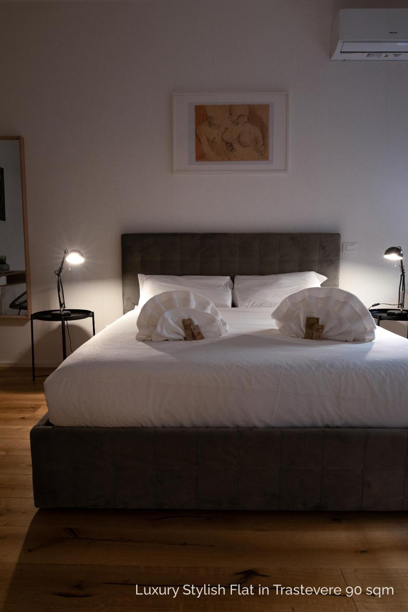 La Dolce Vita - Luxury Stylish Flats In Trastevere 70-90Sqm Rome Luaran gambar