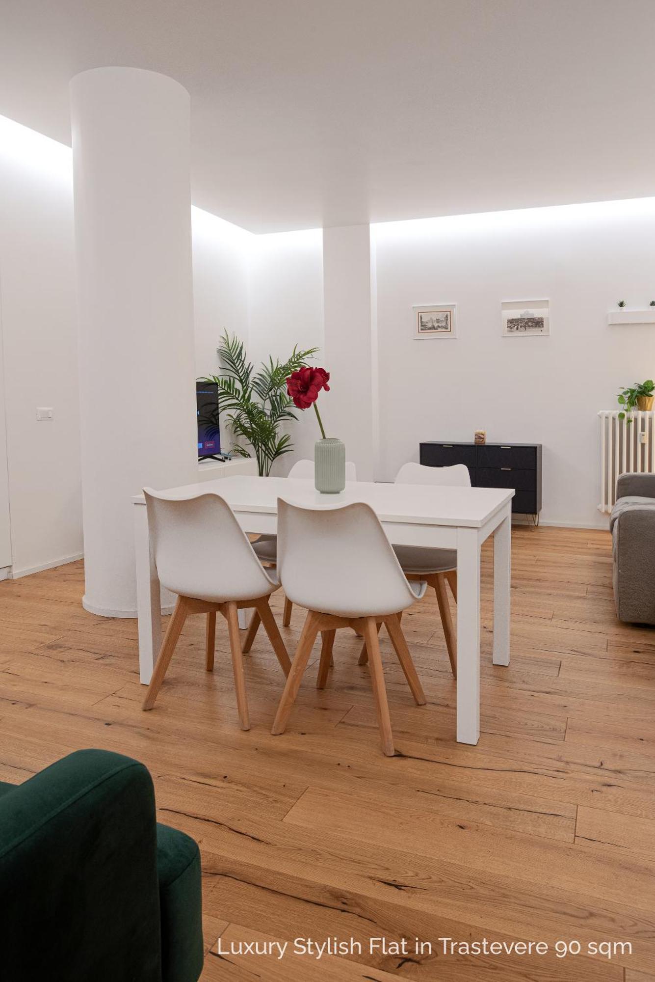 La Dolce Vita - Luxury Stylish Flats In Trastevere 70-90Sqm Rome Luaran gambar