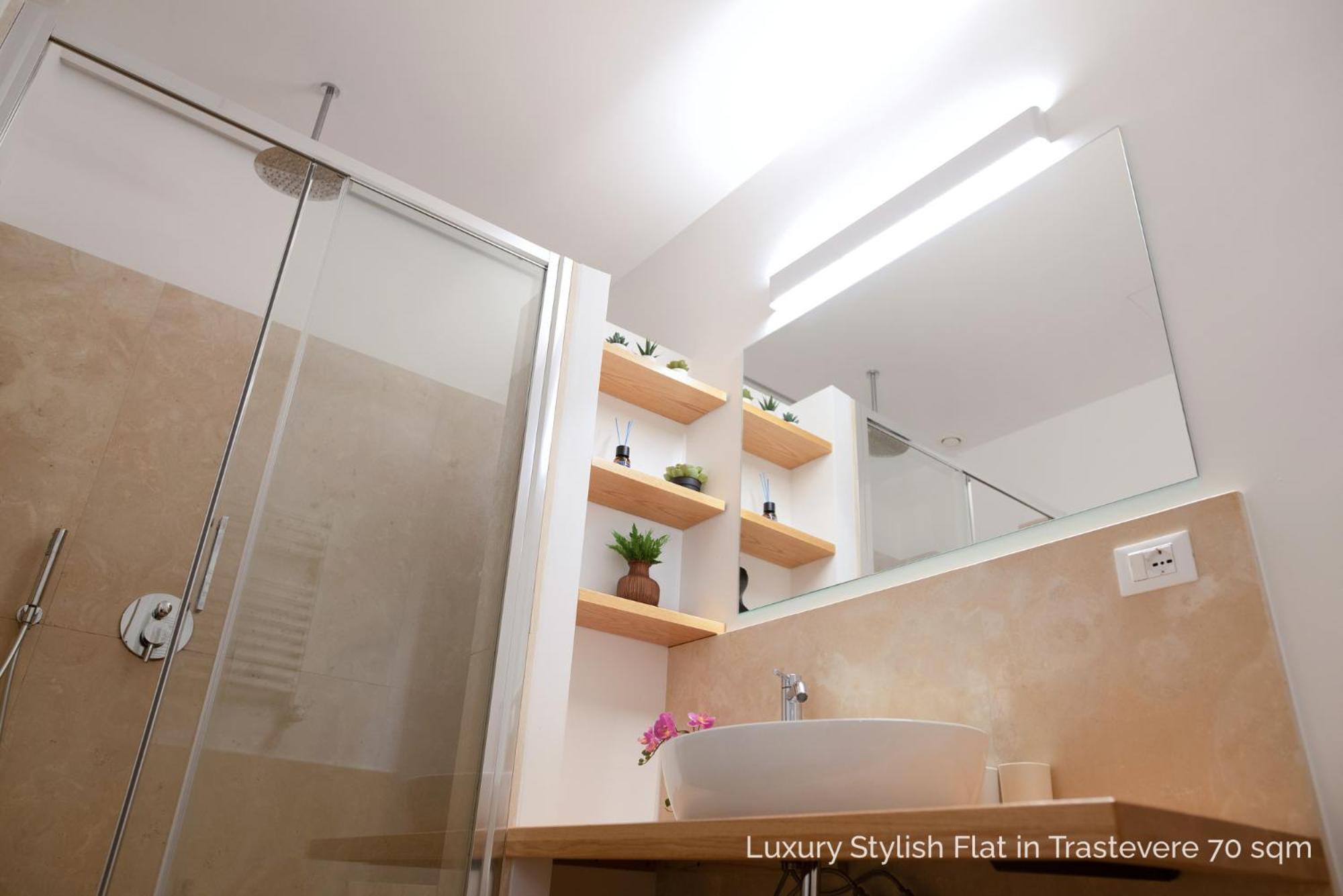 La Dolce Vita - Luxury Stylish Flats In Trastevere 70-90Sqm Rome Luaran gambar