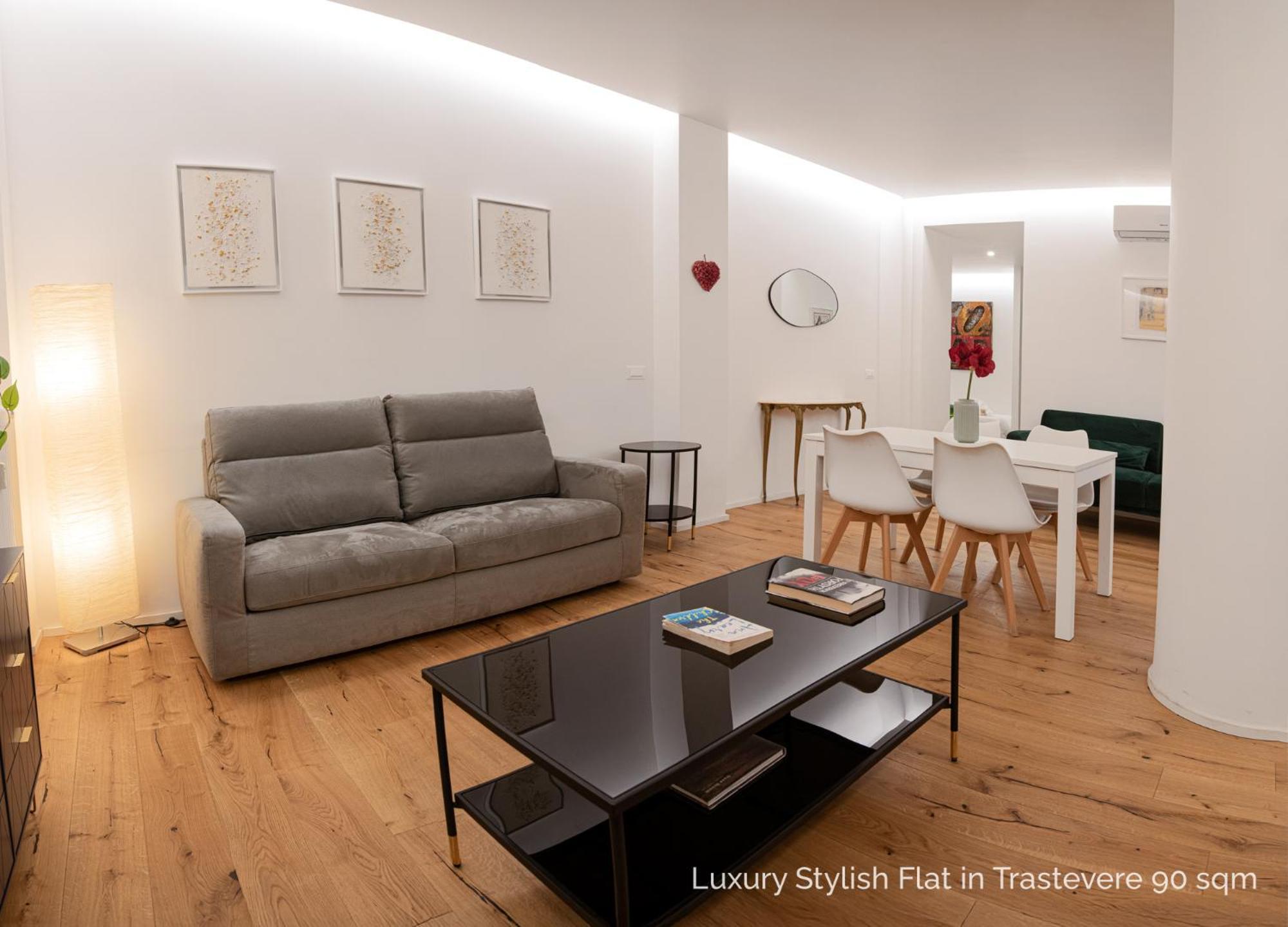 La Dolce Vita - Luxury Stylish Flats In Trastevere 70-90Sqm Rome Luaran gambar