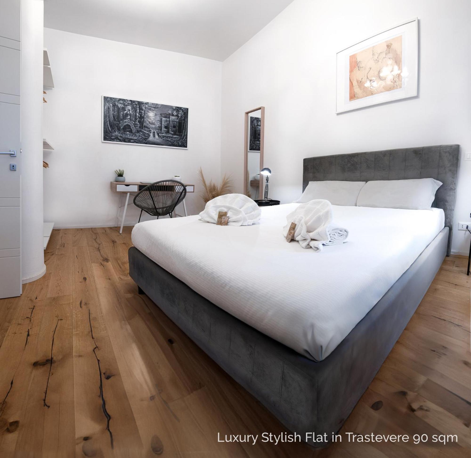 La Dolce Vita - Luxury Stylish Flats In Trastevere 70-90Sqm Rome Luaran gambar