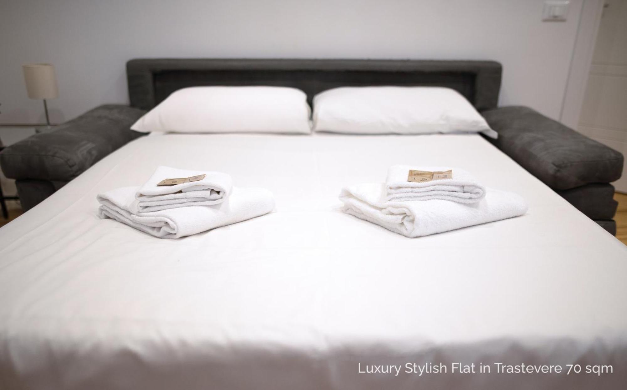 La Dolce Vita - Luxury Stylish Flats In Trastevere 70-90Sqm Rome Luaran gambar